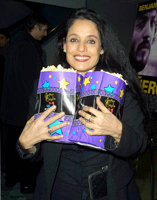 Sonia Braga at the New York premiere of Miramax's Pinero