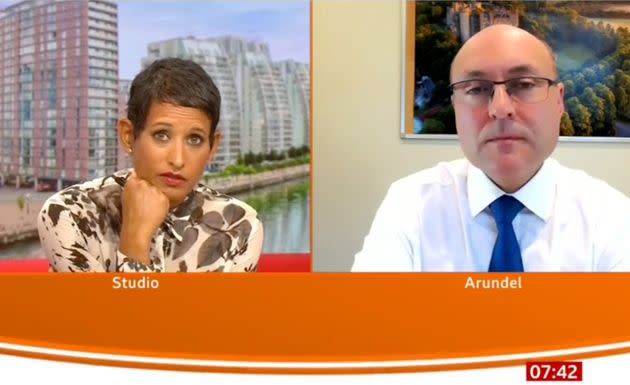 Naga Munchetty and Andrew Griffith (Photo: BBC Breakfast)