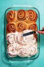 <p>Opening all of your presents from Santa will probably make you hungry, and this Cinnamon Roll Bake is one of the best ways to fuel up for the day's festivities.</p><p><a class="link " href="https://www.delish.com/holiday-recipes/g1321/holiday-breakfast-casserole-recipes/" rel="nofollow noopener" target="_blank" data-ylk="slk:GET CHRISTMAS BREAKFAST RECIPES;elm:context_link;itc:0;sec:content-canvas">GET CHRISTMAS BREAKFAST RECIPES</a></p>
