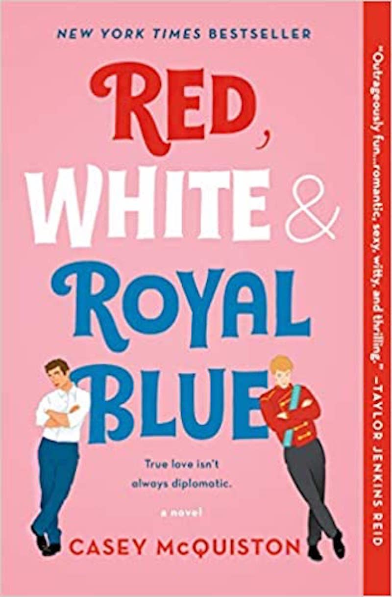 Book cover for Red, White, and Royal Blue