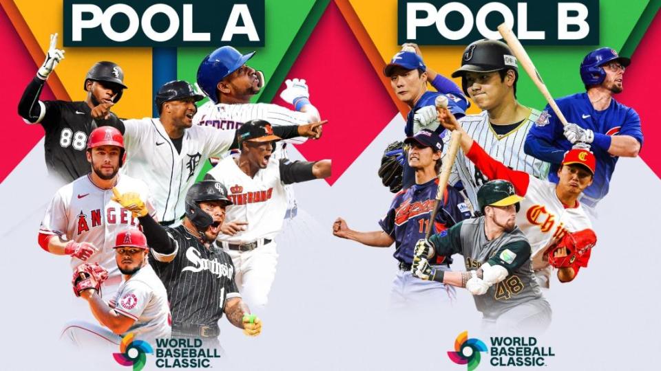 世界棒球經典賽海報沒有中華隊遭網友砲轟。（圖／擷取自「World Baseball Classic」臉書）