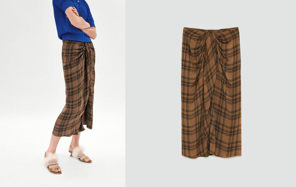 Zara’s $90 version of the $4 lungi. (Photo: Zara)