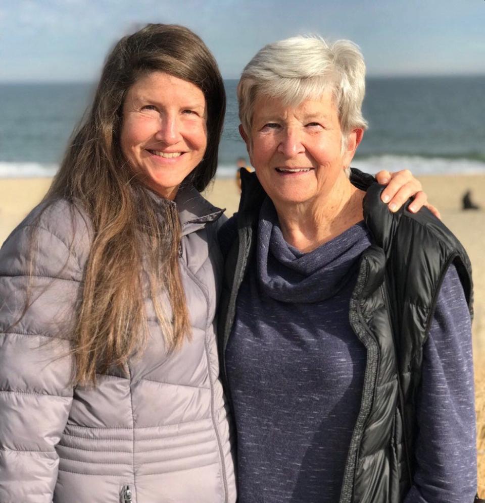 Deborah Kistler, left, with her mother Carol Soha, right.