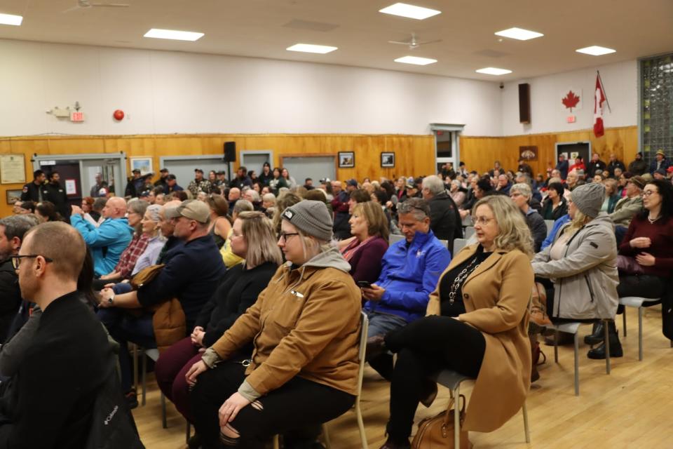 There were more than 200 people who attended a community meeting held Monday night at the Ukrainian hall in Whitney Pier. The event was also live streamed for those who could not attend in person. 