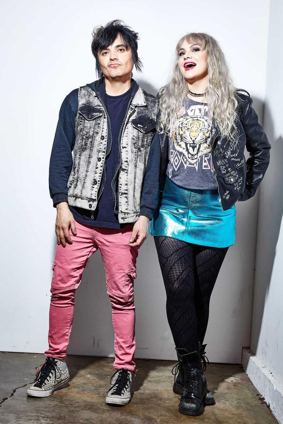 Punk rock band The Dollyrots, comprising husband Luis Cabezas and wife Kelly Ogden, will perform Wednesday, July 26, at Old Ironsides. Tickets are $17.