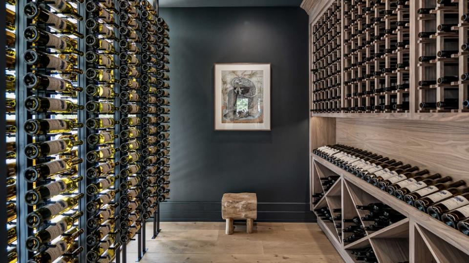 The wine room holds hundreds of your prized bottles. - Credit: Christopher Amitrano and Joe Bryant