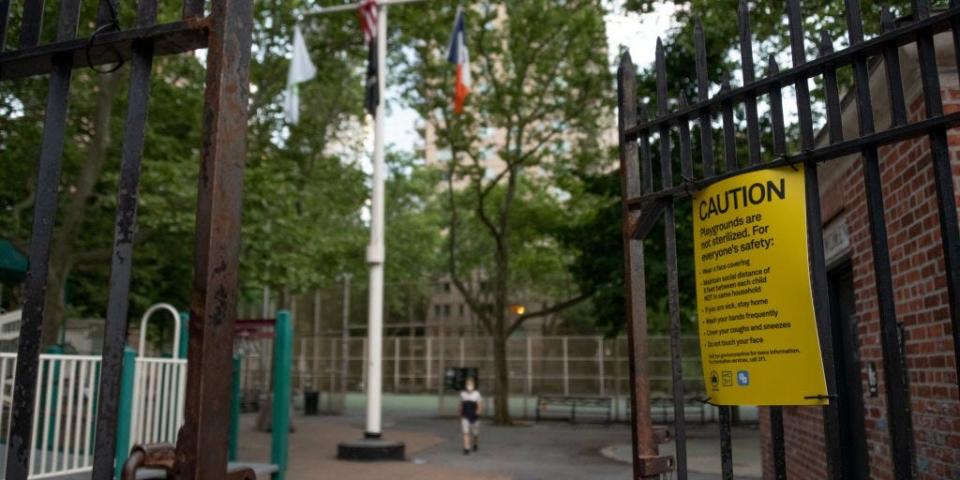 new york playground reopen