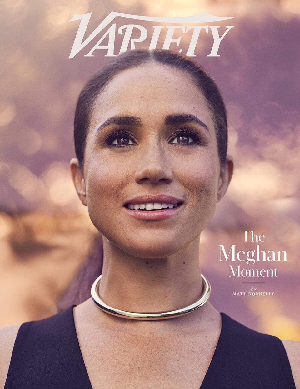 The Duchess of Sussex Meghan Markle fronts the latest cover of VARIETY