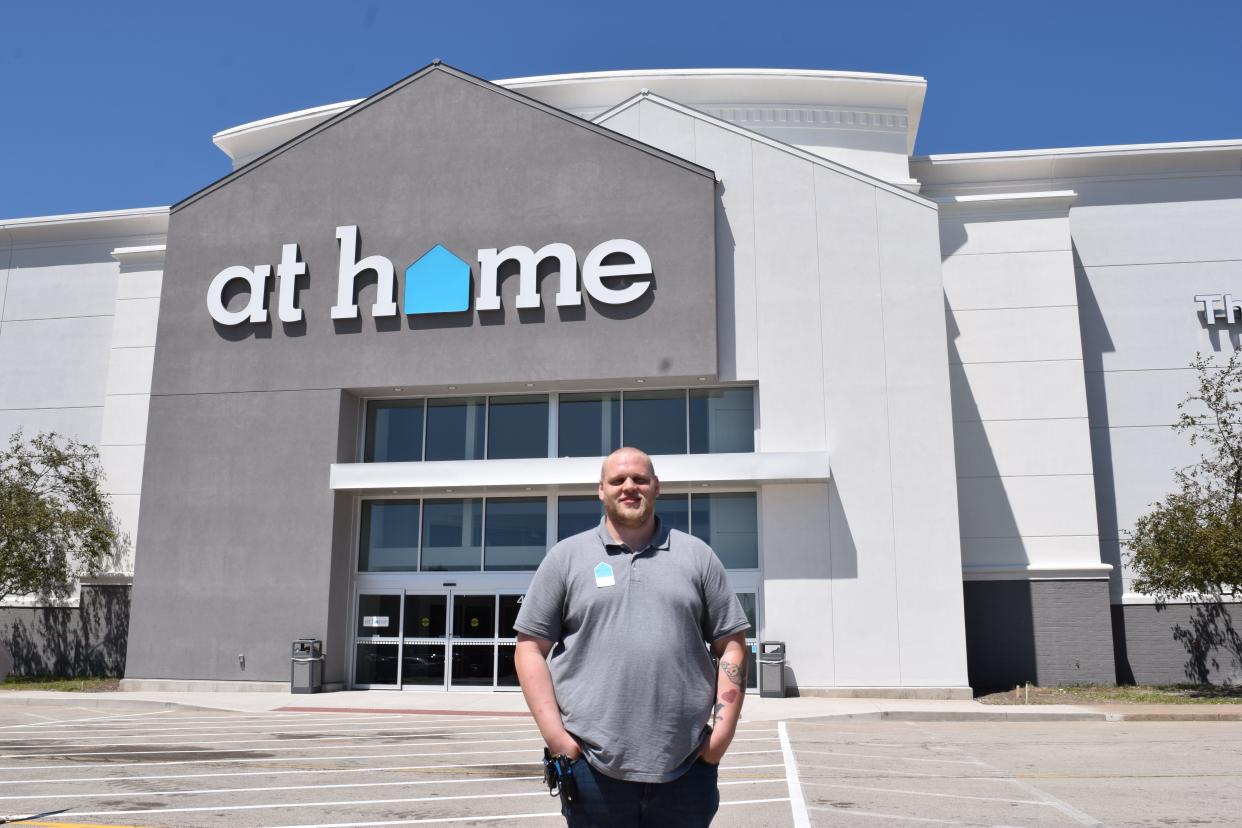 Store Director Zachary Kohen stands outside of At Home on June 30. The store recently held its soft opening, with plans to hold a Grand Opening event on July 16, 2022.