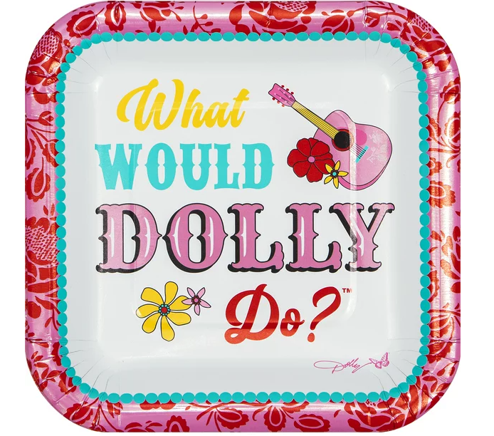 <p><a href="https://clicks.trx-hub.com/xid/hearstcorp_9eb67_tpw?q=https%3A%2F%2Fwww.walmart.com%2Fip%2FDolly-Parton-What-Would-Dolly-Do-Dessert-and-Appetizer-Paper-Plates-10-Ct%2F2149863419&p=https%3A%2F%2F&utmSource=yahoo-us&utmCampaign=3208&utmMedium=syn" rel="nofollow noopener" target="_blank" data-ylk="slk:Shop Now;elm:context_link;itc:0;sec:content-canvas" class="link ">Shop Now</a></p><p>What Would Dolly Do Dessert and Appetizer Paper Plates, 10 Ct</p><p>Walmart</p><p>$2.98</p>