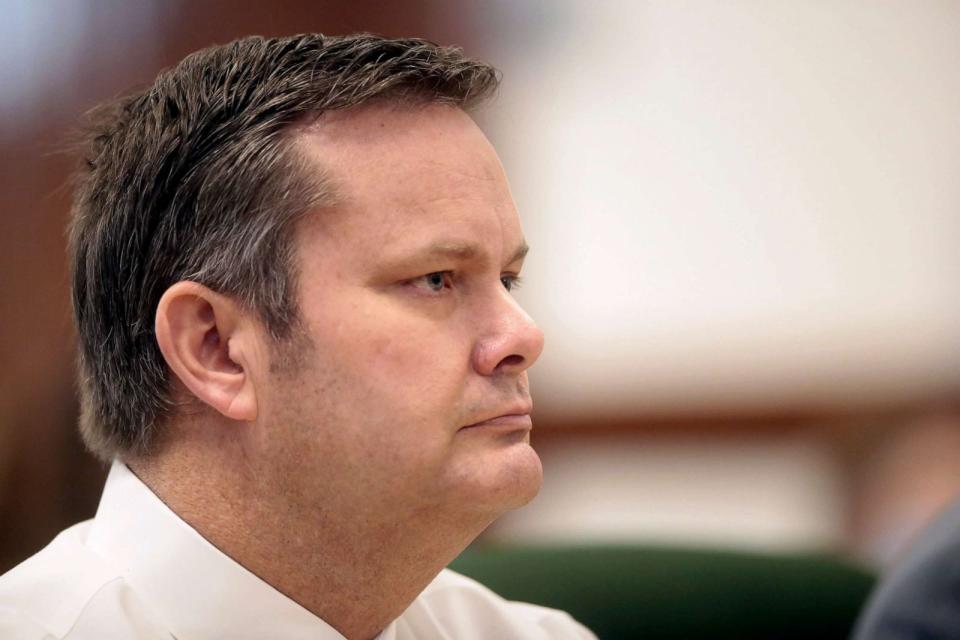 PHOTO: Chad Daybell listens during his preliminary hearing, Aug. 4 2020, in St. Anthony, Idaho.  (The Idaho Post-Register/Pool via AP, FILE)