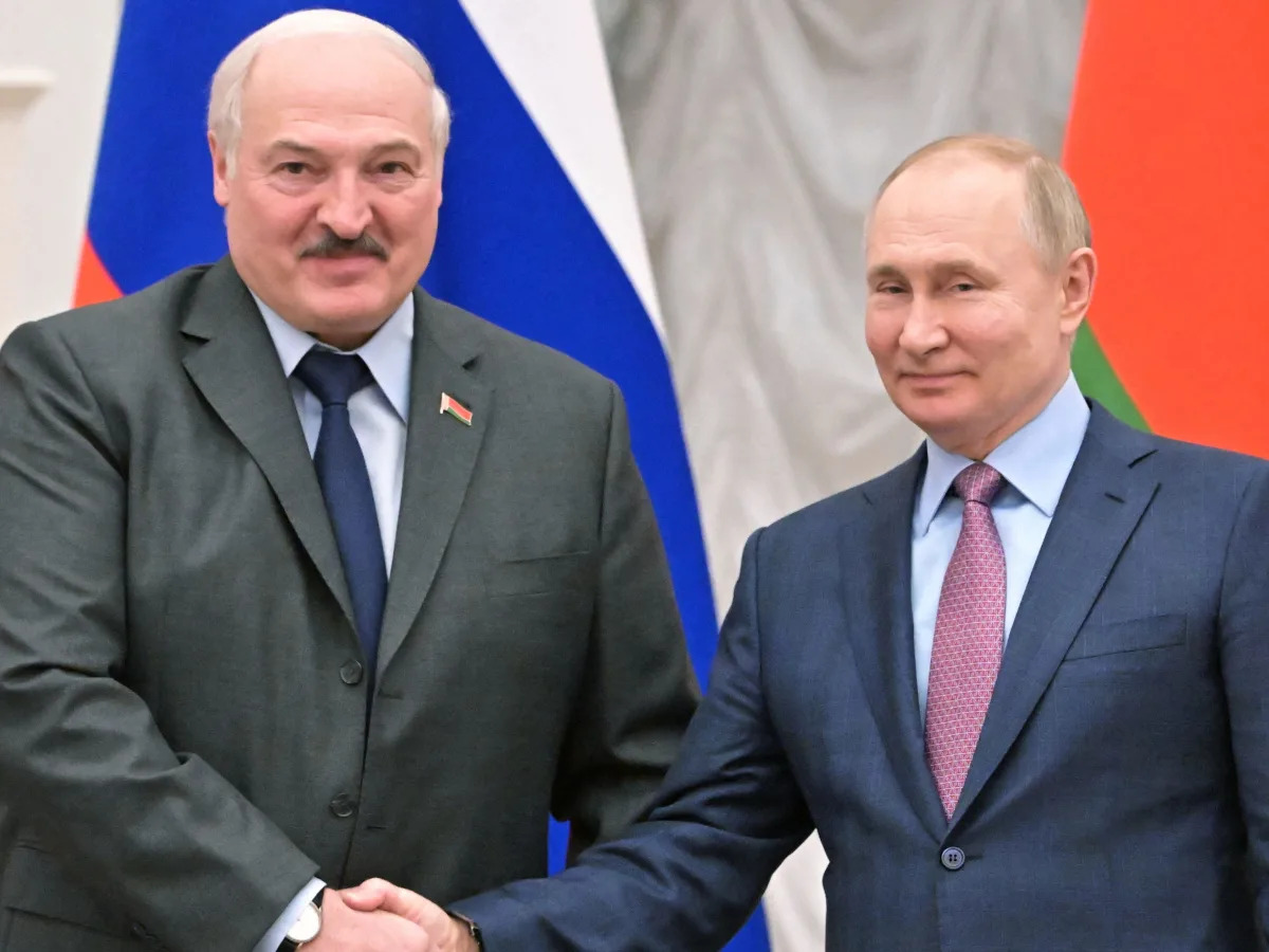 Belarusian leader Alexander Lukashenko, a Putin ally, says the world is moving c..