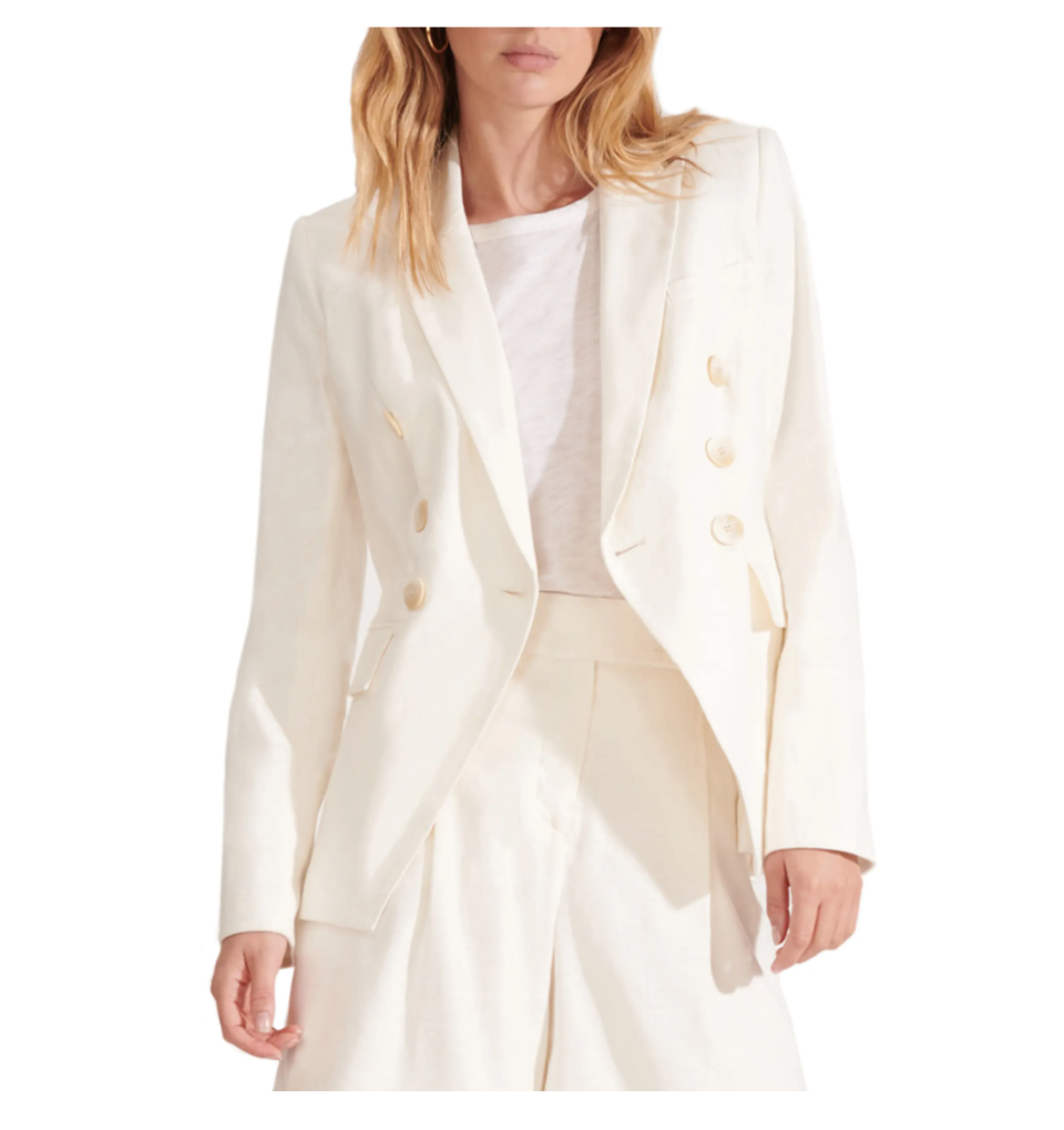 Veronica Beard Lonny Linen Blend Dickey Jacket. Image via Nordstrom.