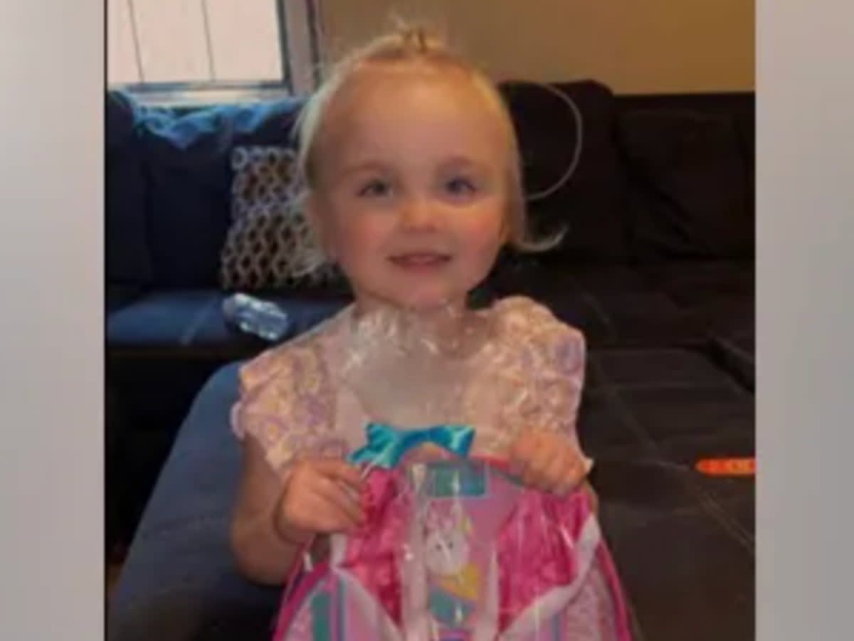 Four-year-old Chloe Darnell was last seen in September  (Whitley County Sheriff’s Office)