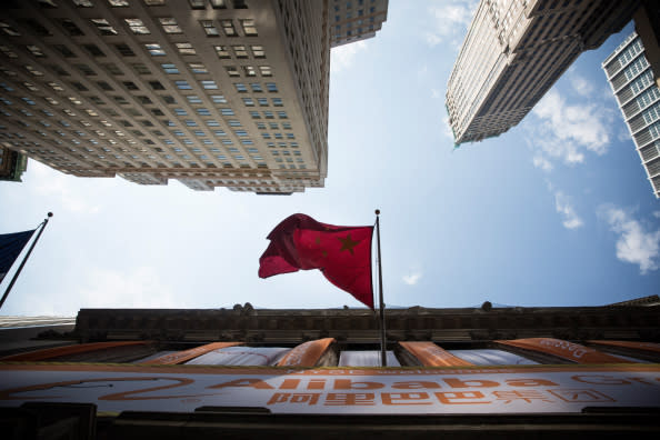 Alibaba’s stock has been used to short China’s economy. (Getty Images)