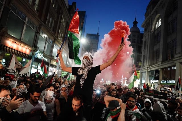 Palestine Solidarity Campaign demonstration – London