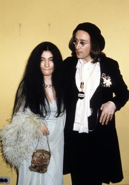 Yoko Ono and John Lennon, 1976