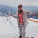 <p>Snowboarder Jamie Anderson, Team USA: Happy to be here. #olympics #snowboarding #jafreespirit (Photo via Instagram/shaunwhite) </p>