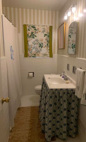<p>Courtesy of Betsy Cribb Watson</p> Our bathroom, post paint-job (and a few other tweaks)