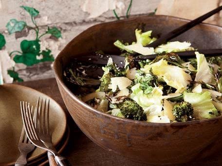 <strong>Get the <a href="http://www.huffingtonpost.com/2011/10/27/escarole-and-roasted-broc_n_1058378.html">Escarole and Roasted Broccoli Salad with Anchovy Dressing</a> recipe</strong>