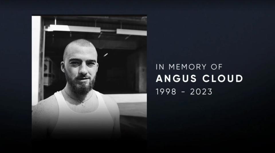 Angus Cloud tribute (HBO)