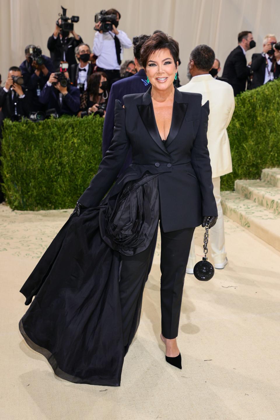 Kris Jenner at the 2021 Met Gala.