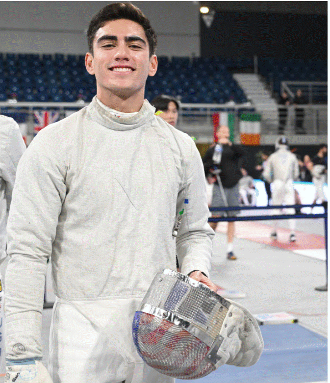 Ridgewood native Mitchell Saron is a member of this summer U.S. Olympic Team in fencing.