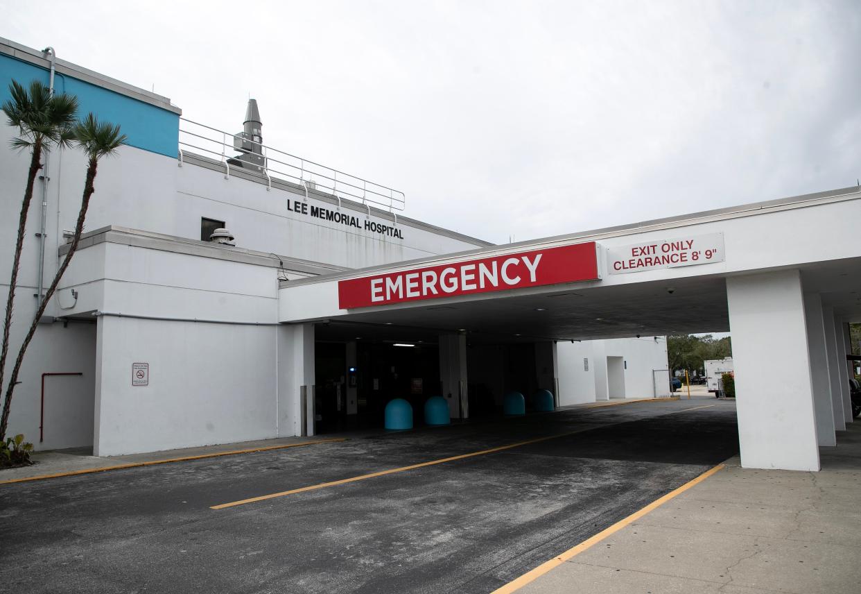 Lee Health installed weapons detectors at the doors of its emergency rooms, including the one at Lee Memorial Hospital.