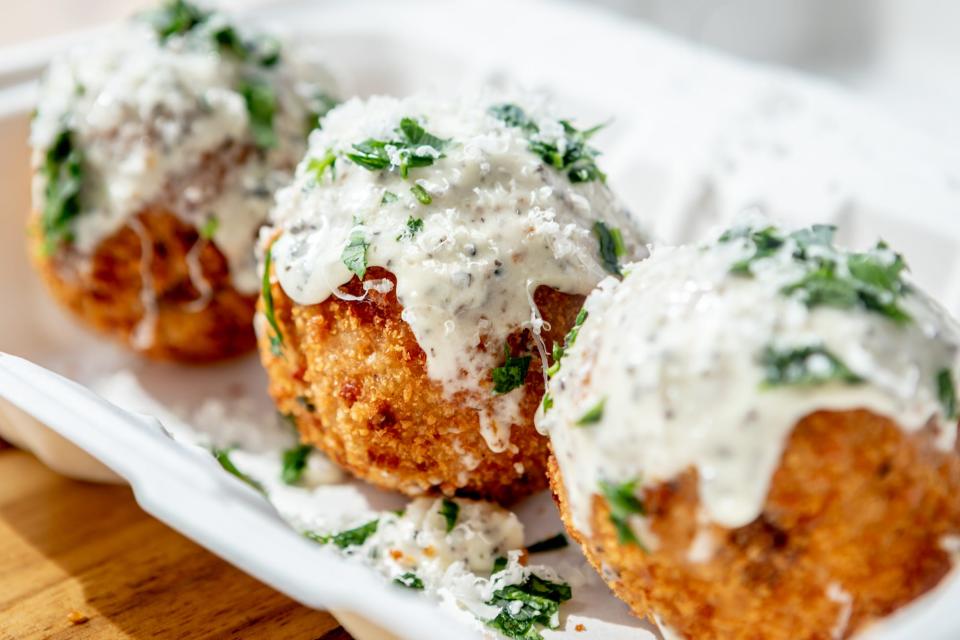 Arancini from the Roam Food Truck