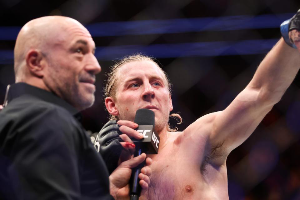 Liverpool's Paddy Pimblett (right) caused division among UFC fans (Getty Images)