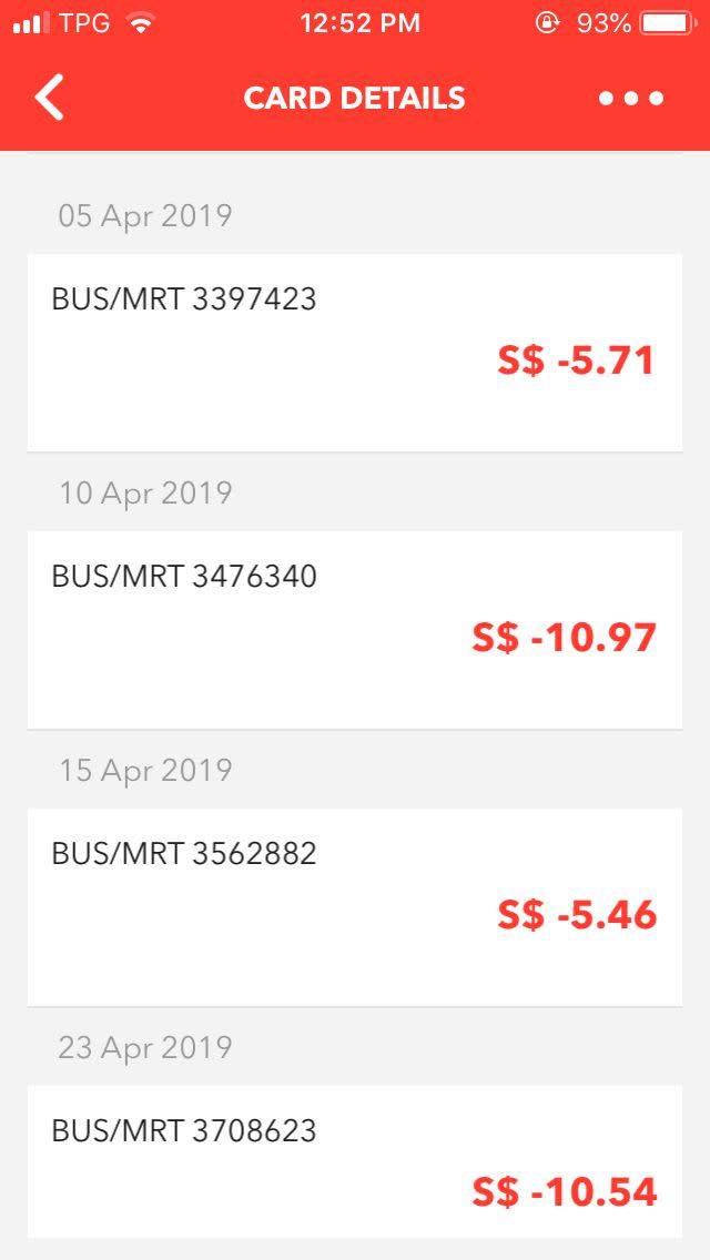 simplygo credit card statement