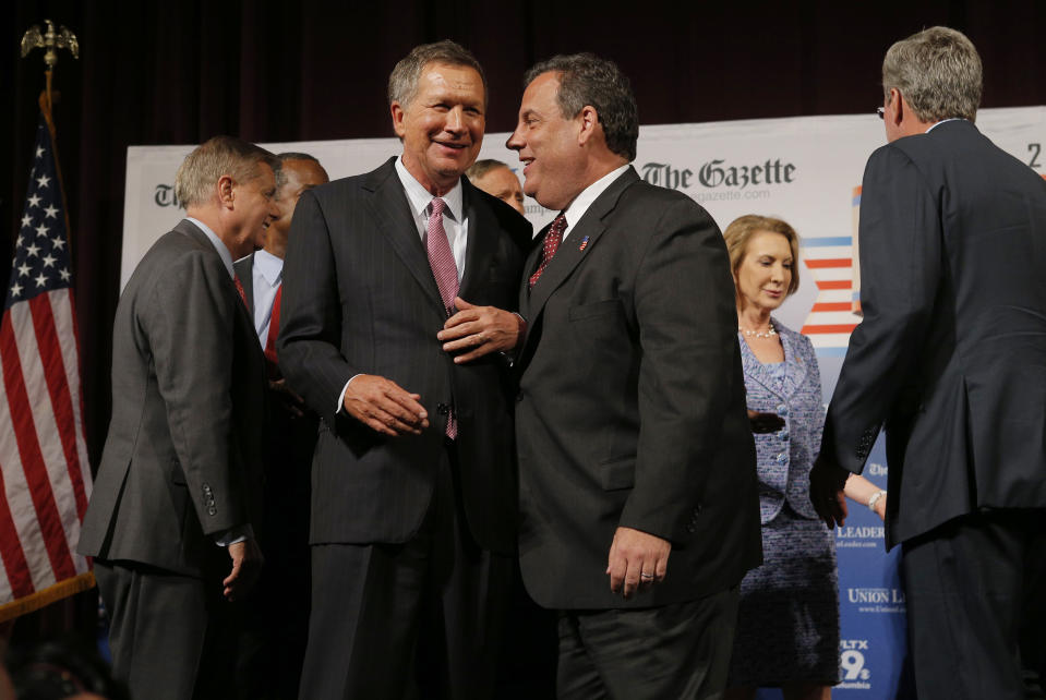 John Kasich Chris Christie