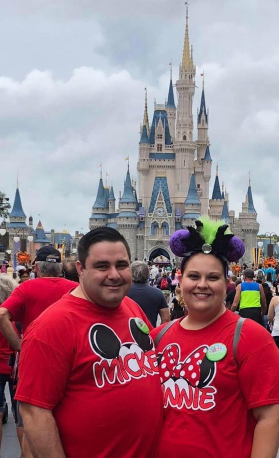 A fun couple, Jaime and Travis Kelley will know their way around Disney World when it's time to take their child.