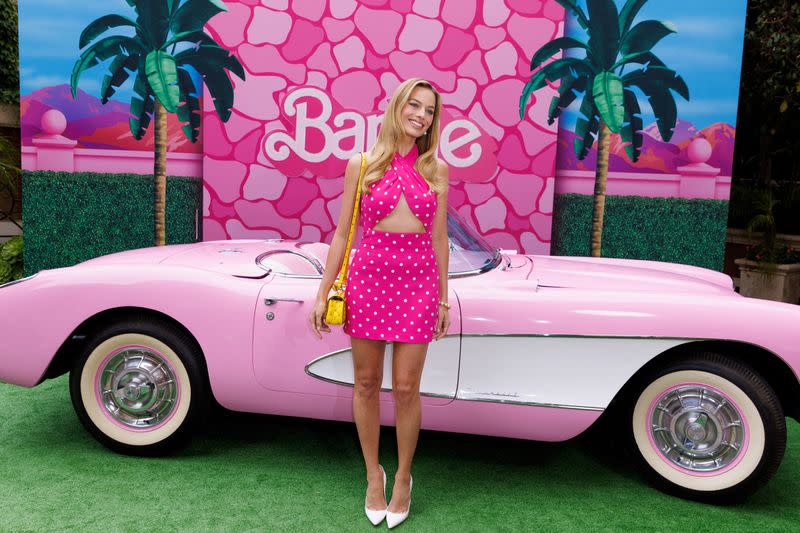 FILE PHOTO: Photocall for the upcoming Warner Bros. movie "Barbie", in Los Angeles