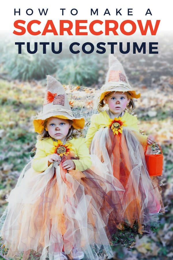 13) DIY Tutu Scarecrow Costume