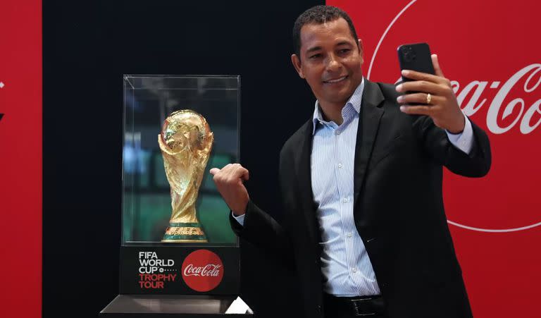 Gilberto Silva, campeón del mundo con Brasil 2002, una de las Leyendas FIFA