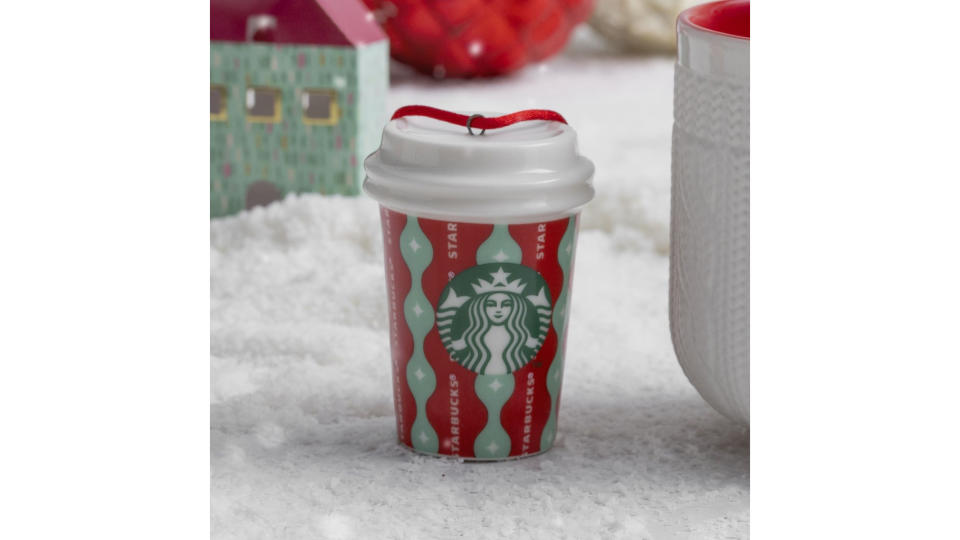 Starbucks 2022 Red Holiday Cup Ornament. (Photo: Shopee SG)