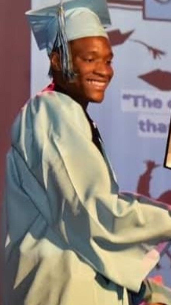 God Justice Allah, on his graduation day in 2019. Allah was shot and killed at the age of 21 in Asbury Park on Feb. 2, 2023.