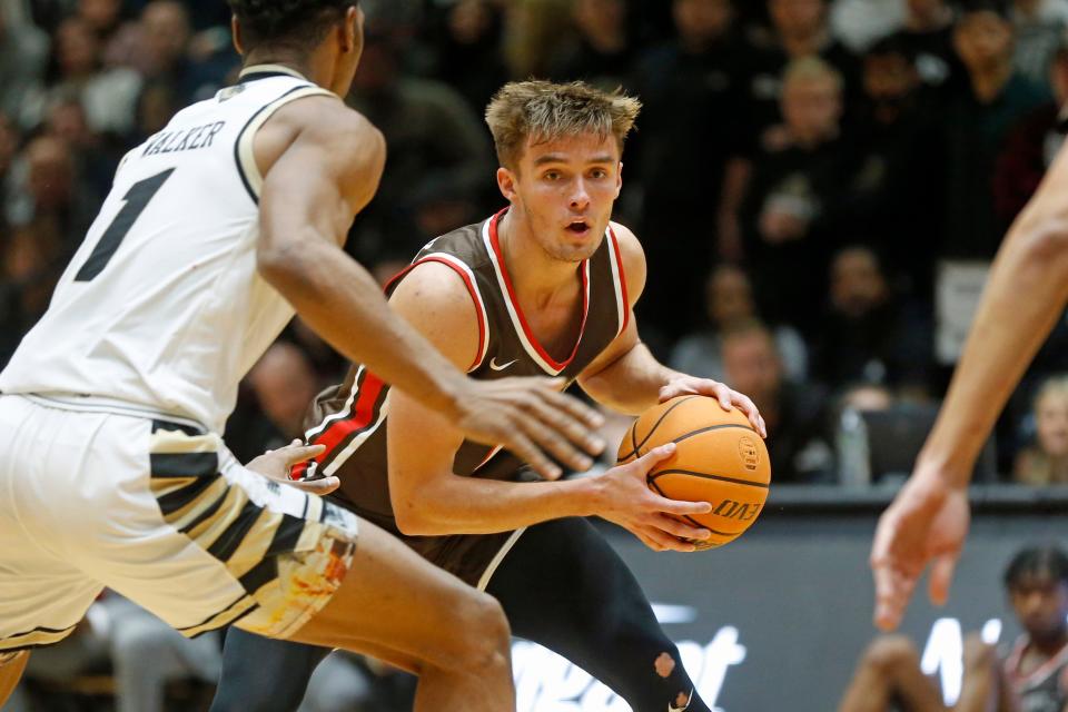 Paxson Wojcik, who spent the last two years playing for Brown, to play a fifth year at North Carolina.