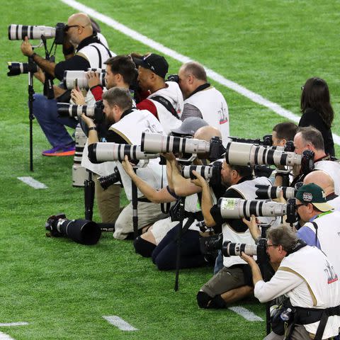 <p>Fernando Echeverria, Manager Event Sport & Loan Management</p> The photographers using Canon lenses at the last Super Bowl