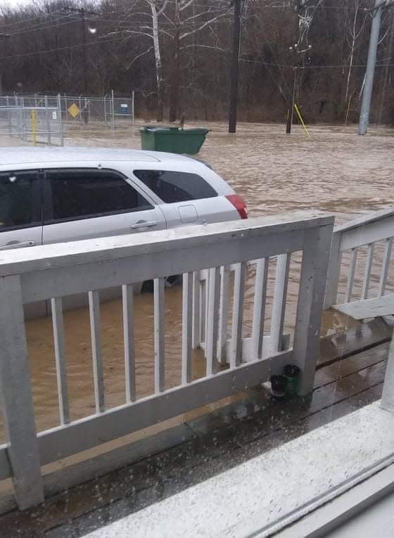 Reader submitted photo of flooding in Ellettsville in 2019
