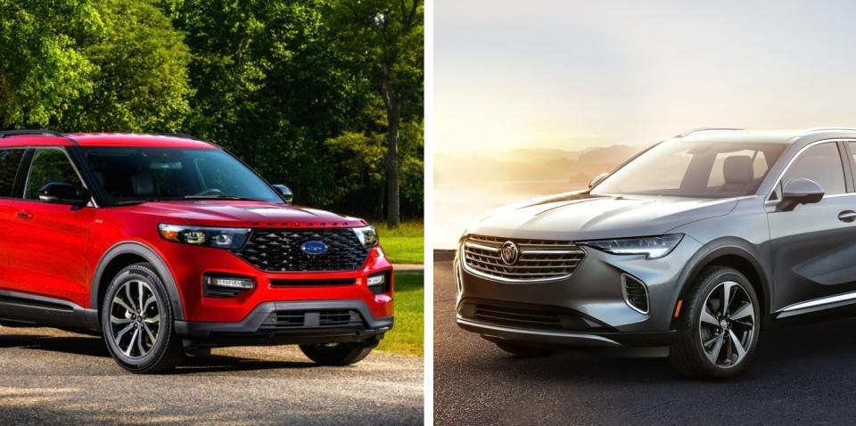 ford explorer and buick envision