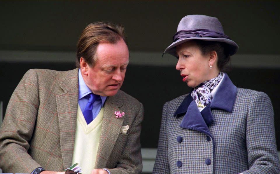 Andrew Parker Bowles was allegedly having an affair with Princess Anne. Photo: Getty