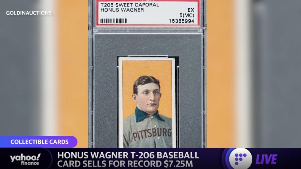 Honus Wagner super rare trading card sells for record $7.25 million