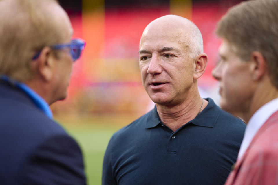 Jeff Bezos is reportedly worth $116.2 billion. (Photo by Cooper Neill/Getty Images)