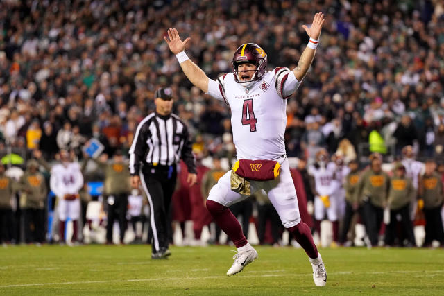 Commanders QB Taylor Heinicke has picked his next pair of Jordans after  beating Eagles