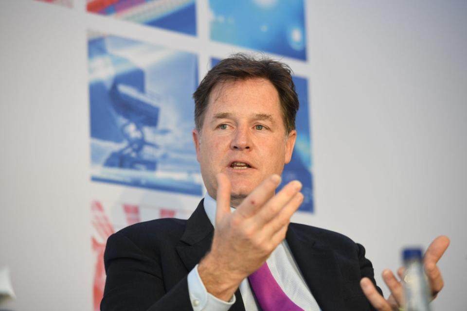Sir Nick Clegg said Facebook had refused to stop fact-checking content from state-owned organisations in Russia (Stefan Rousseau/PA) (PA Archive)