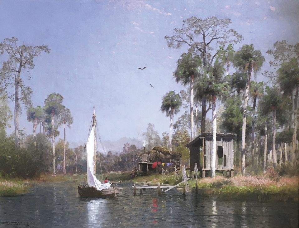 "Near Burns Landing," by Hermann Herzog.