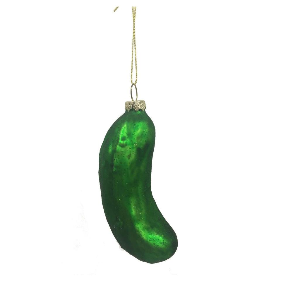 5) Glass Pickle Ornament