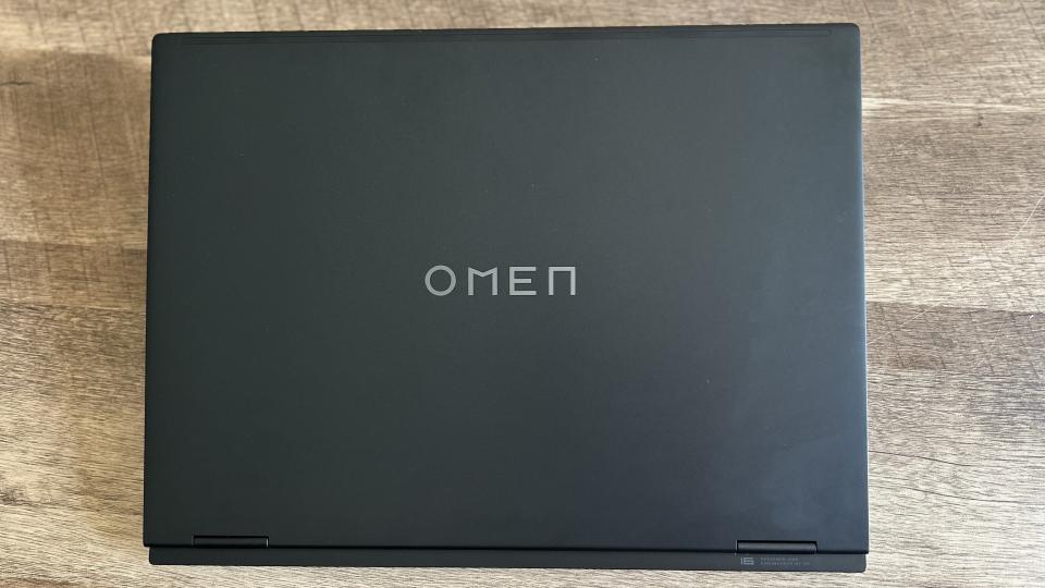 HP Omen Transcend gaming laptop lid